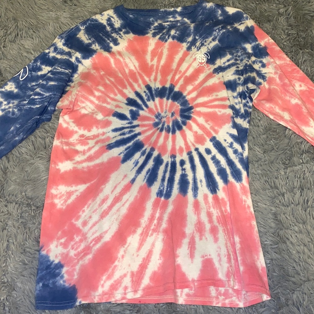 simply southern tie-dye turtle shirt